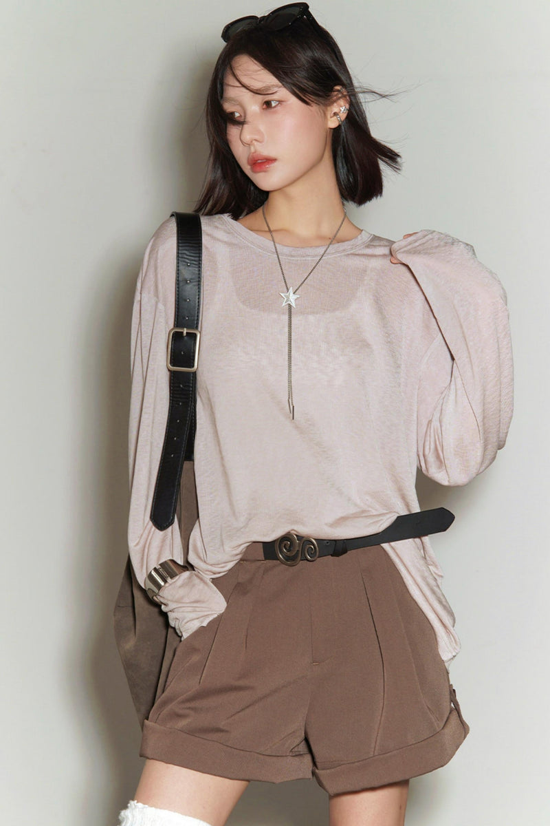 Cover-up Sheer Loose Top