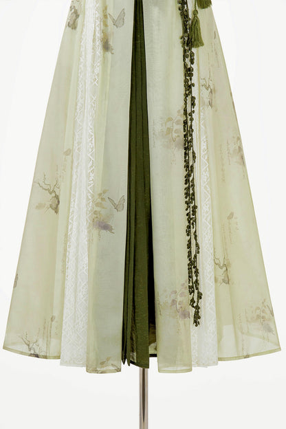 Sweet Resort Style Lolita Sand Dress Set