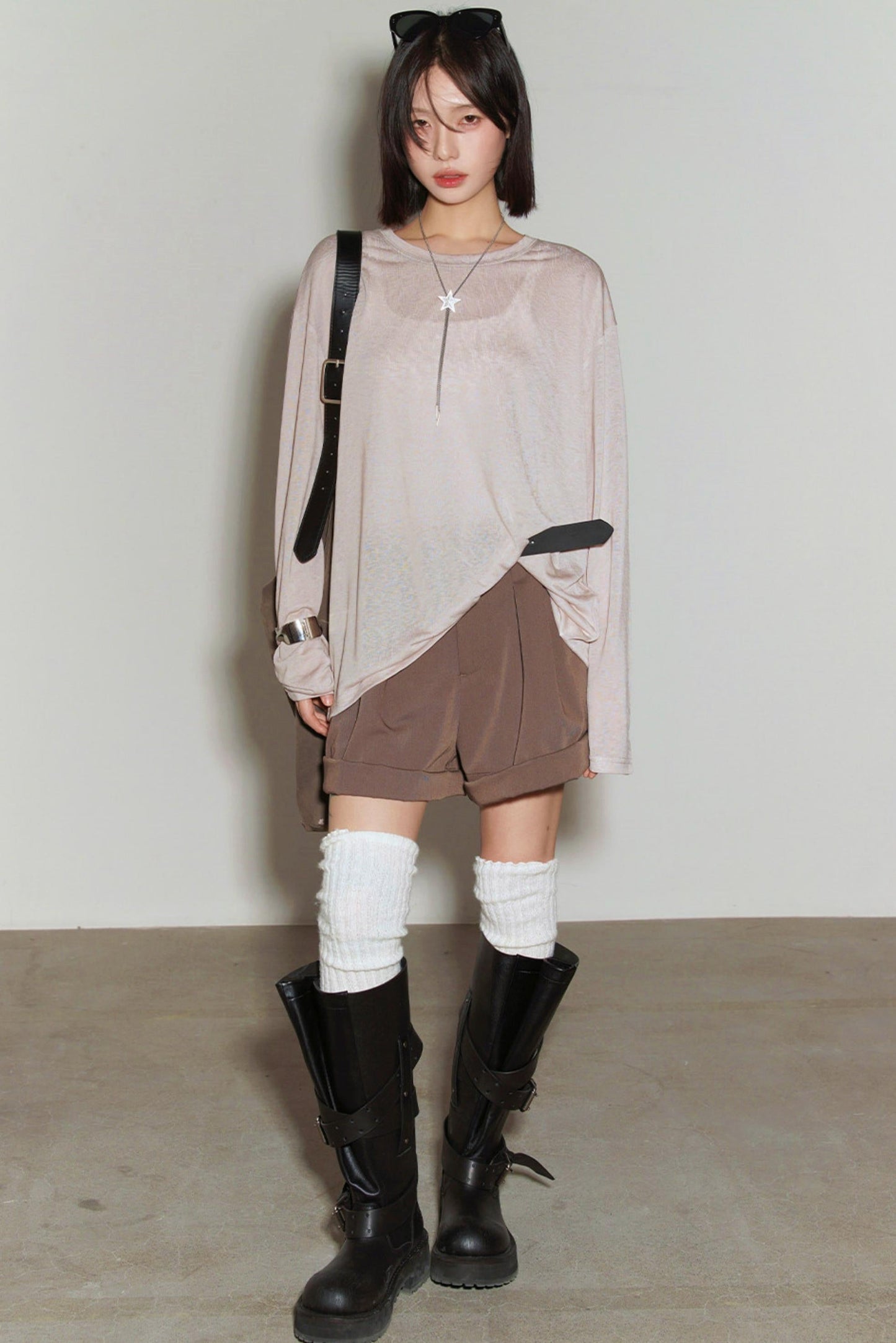Cover-up Sheer Loose Top