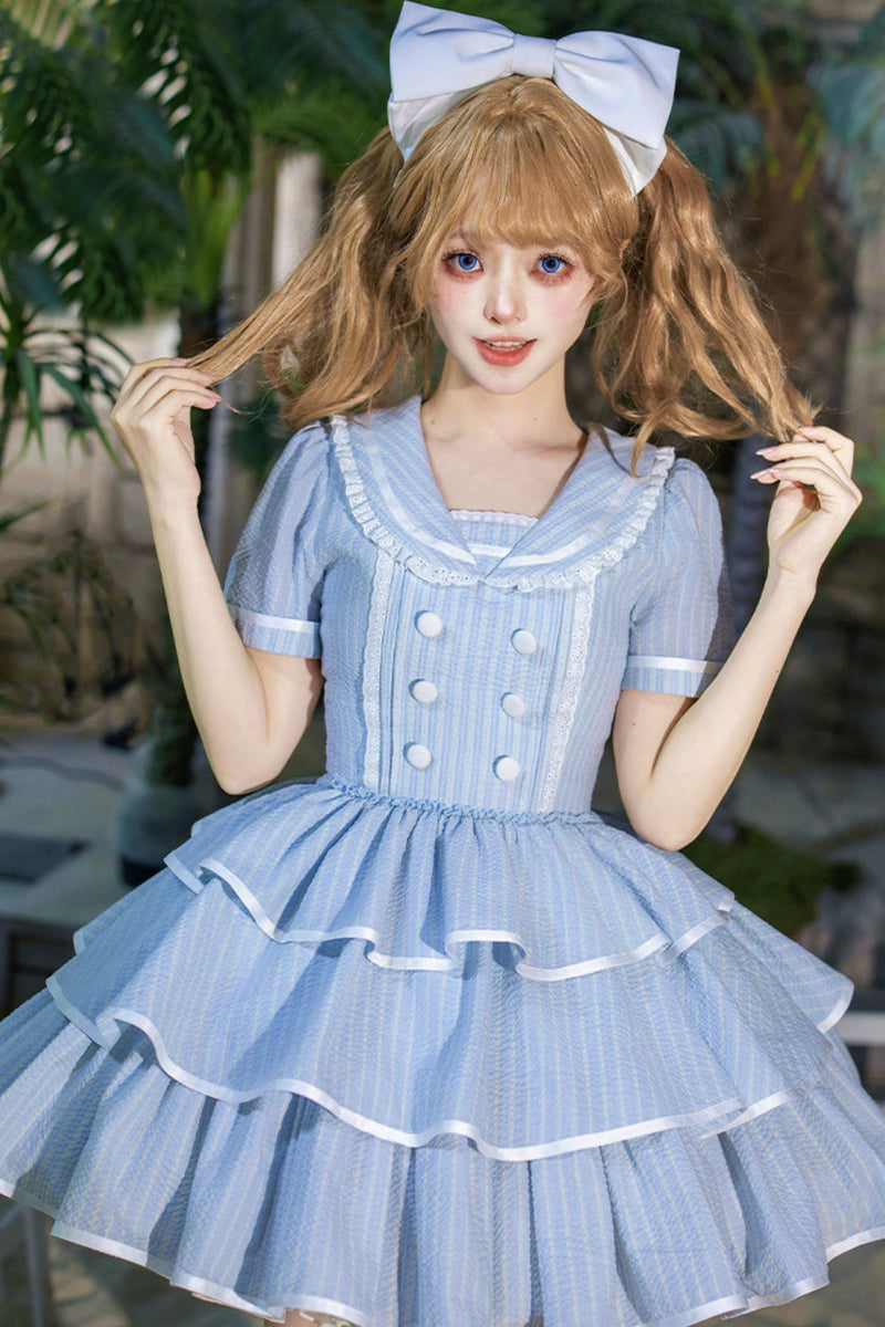 クラシカルマリンメイドロリータドレス+アクセサリー