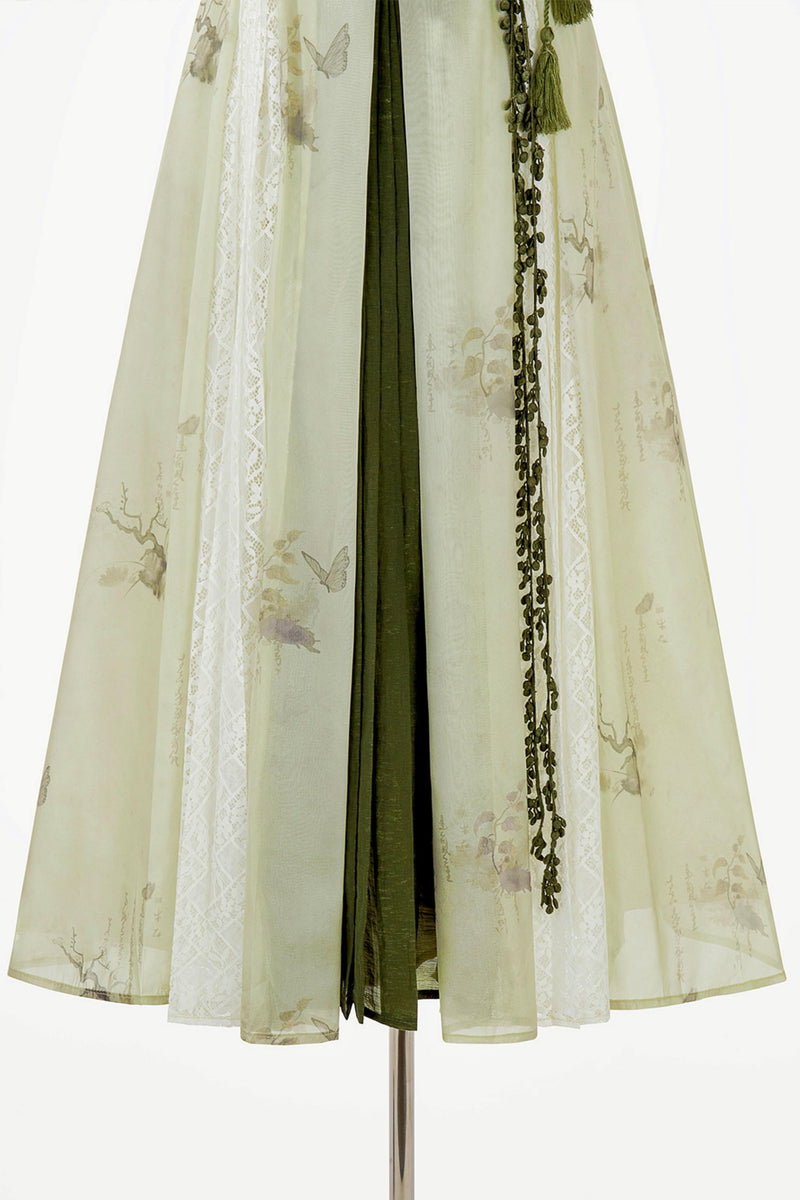 Sweet Resort Style Lolita Sand Dress Set
