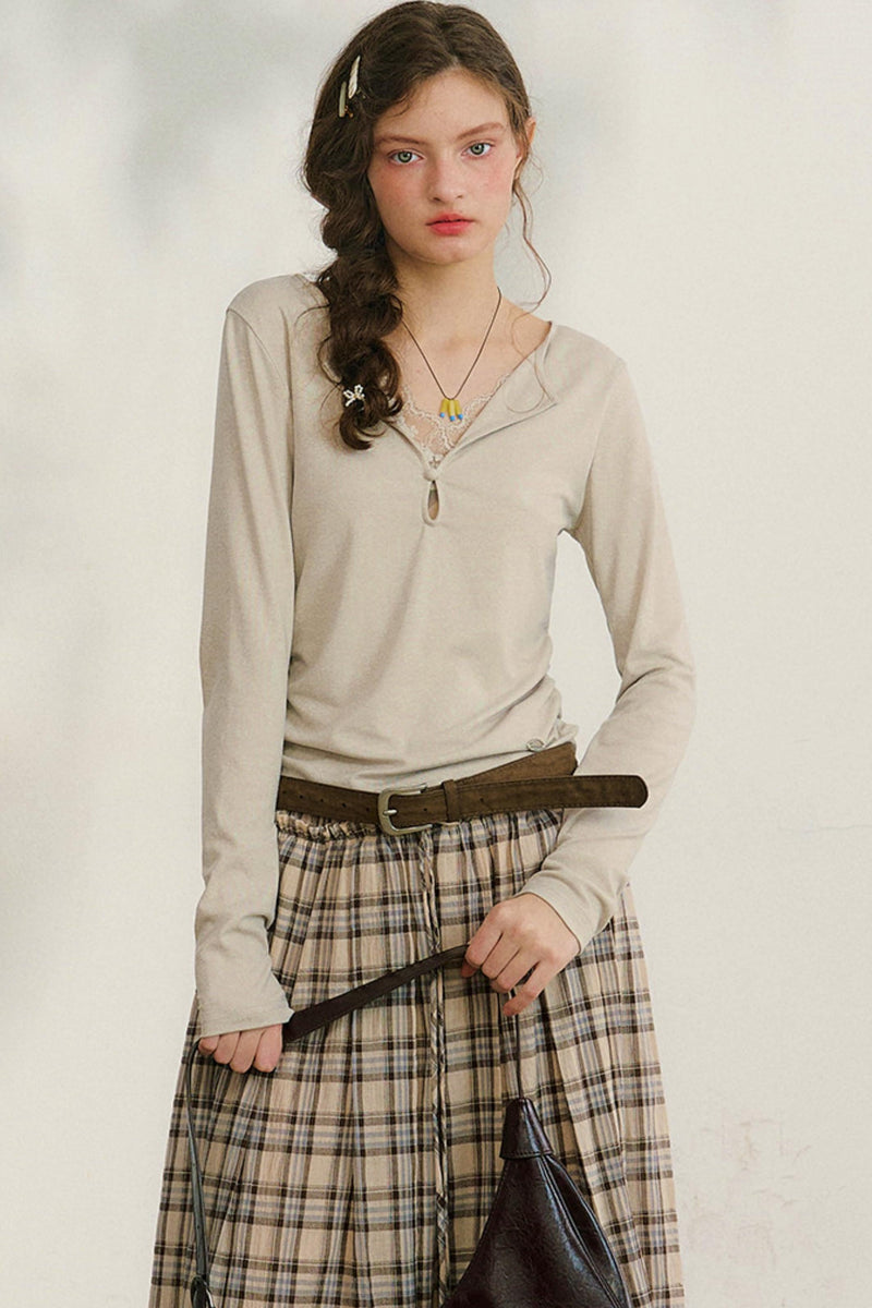 Cloud Seeder Lace Patchwork Top