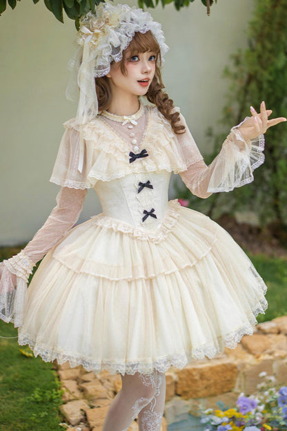 【予約商品】ホワイトプリンセスドレス+アクセサリー