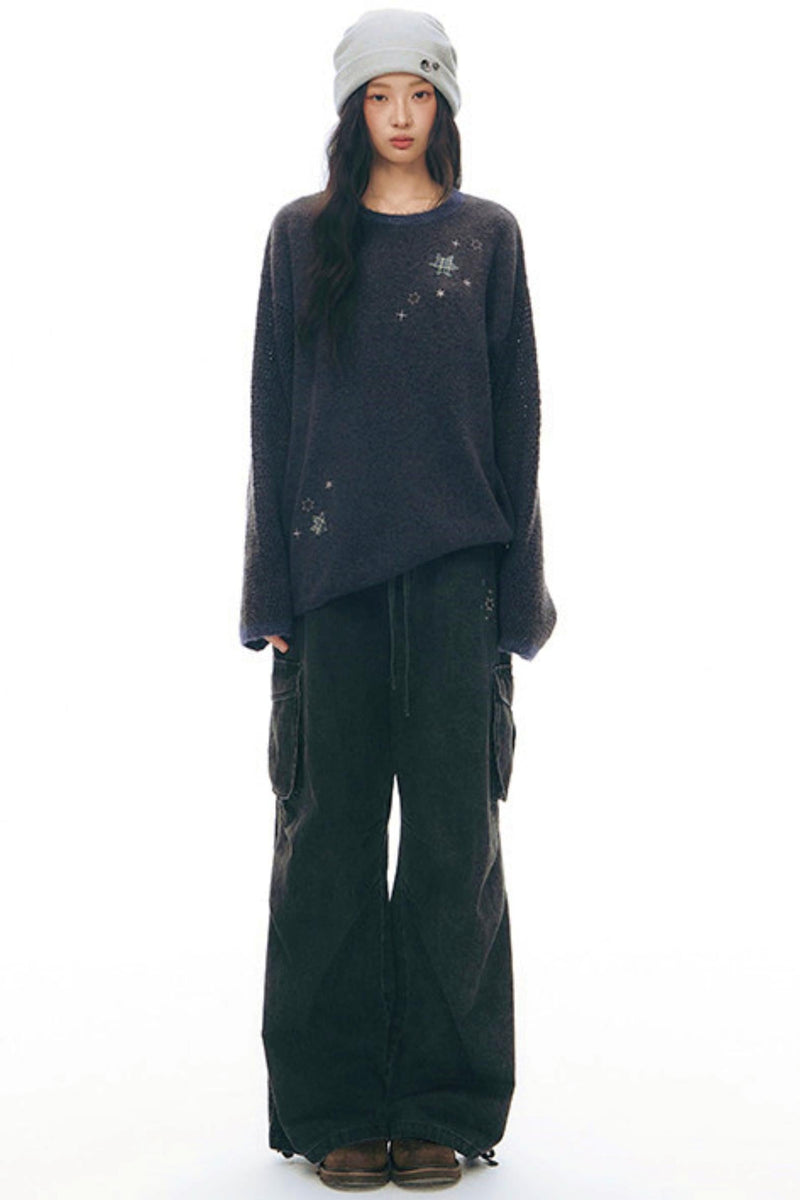 Six Point Star Knit Sweater