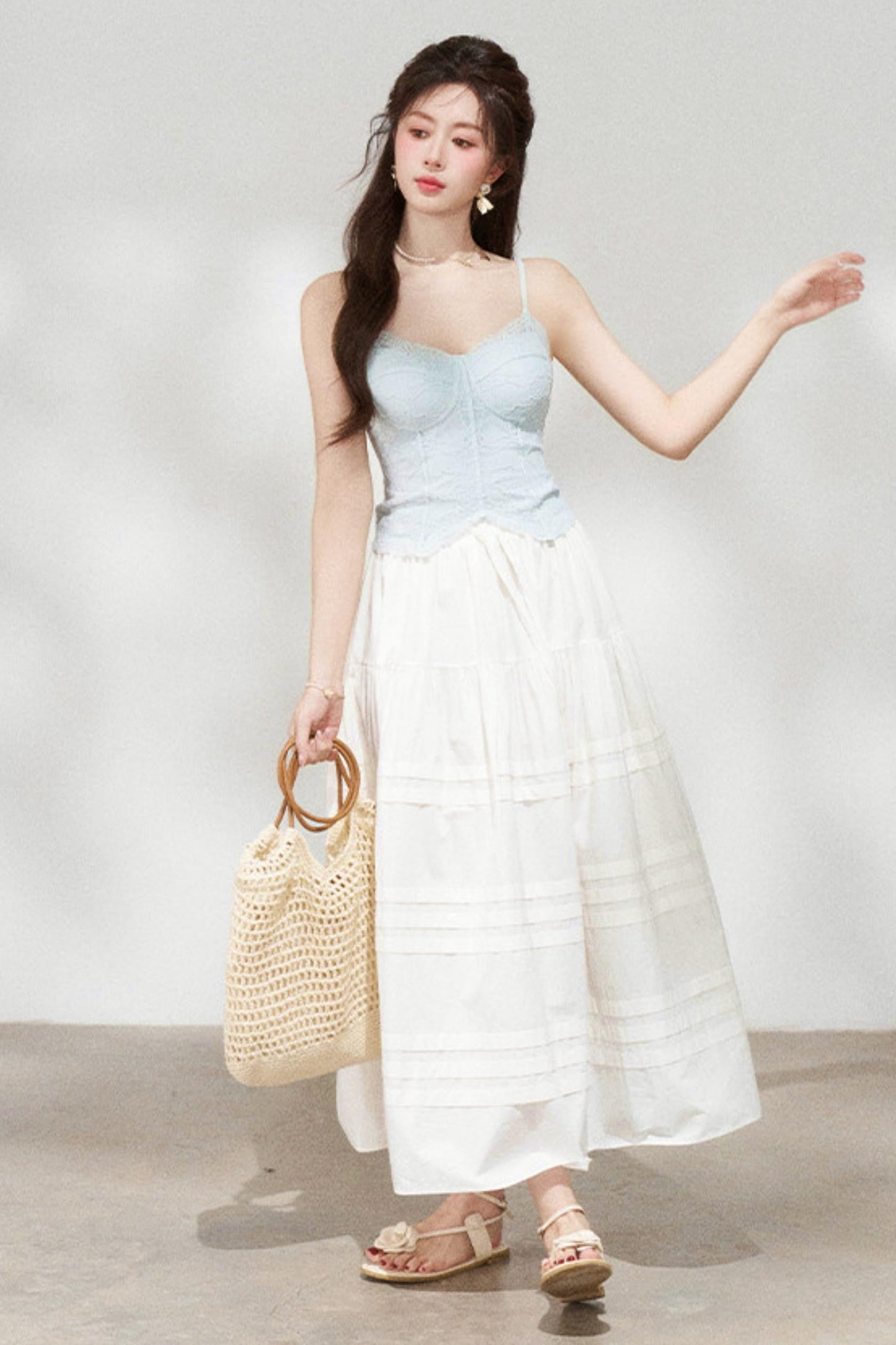 Lace Slim-fit Camisole Top