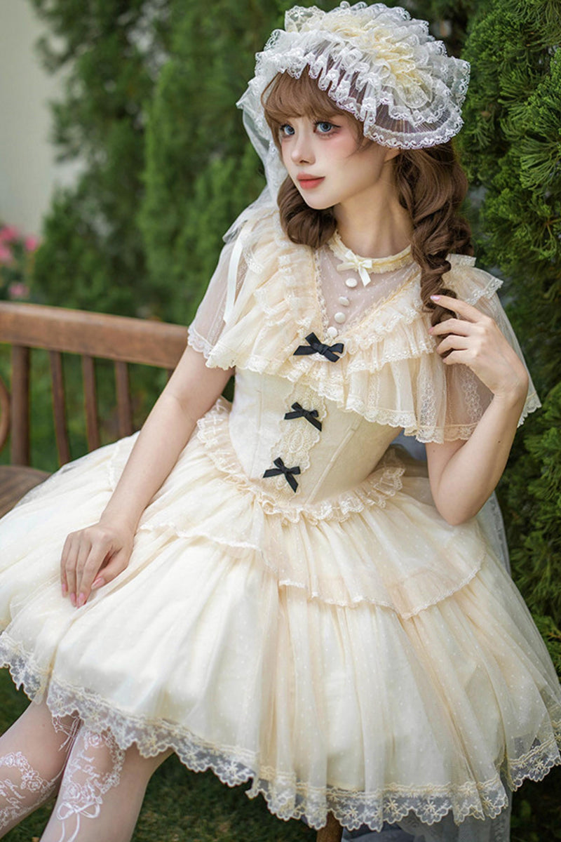 【予約商品】ホワイトプリンセスドレス+アクセサリー
