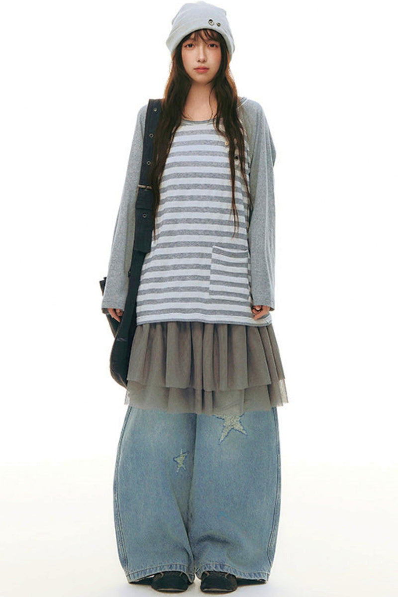 Y2k Tulle Vest Dress