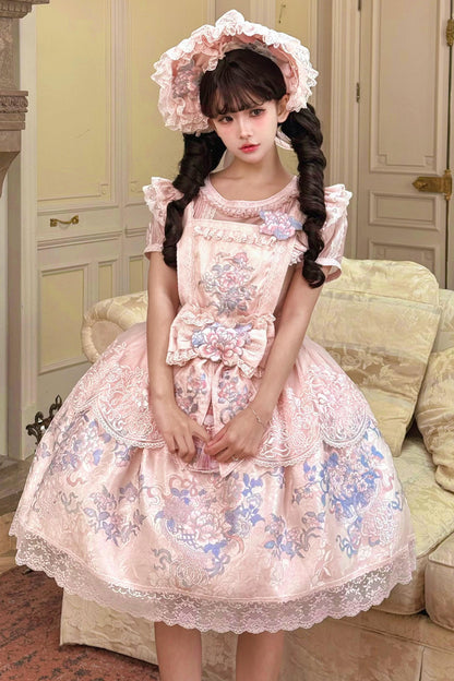 ピオニーサテンクロスカラージャケット+スカート+ドレス+トップス+ヘアアクセサリー