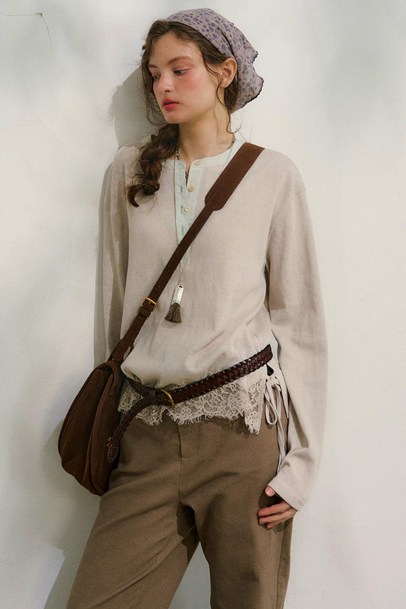 Swinging Silhouette Lace Blouse