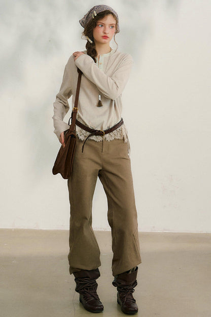 Swinging Silhouette Lace Blouse