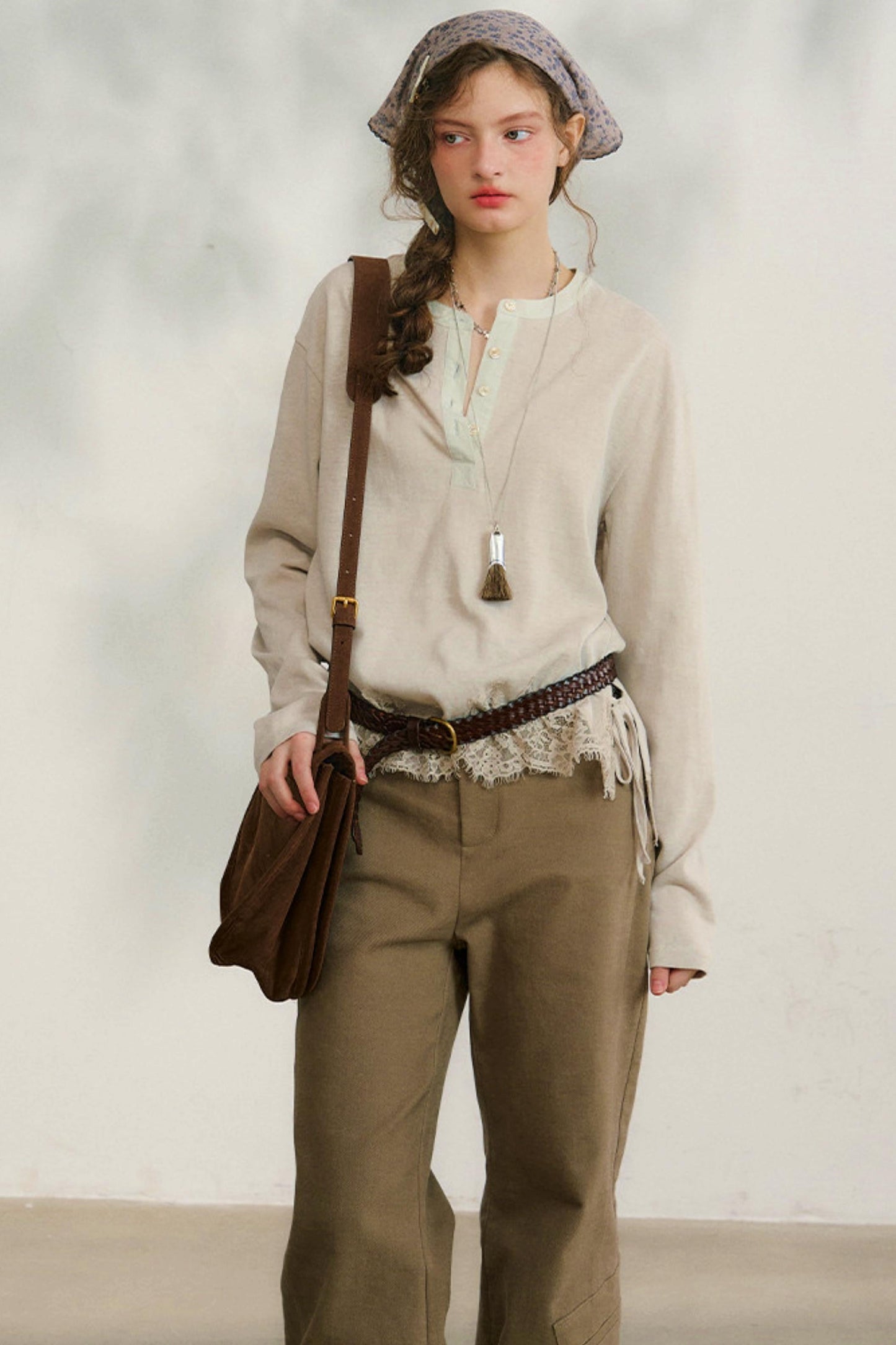Swinging Silhouette Lace Blouse