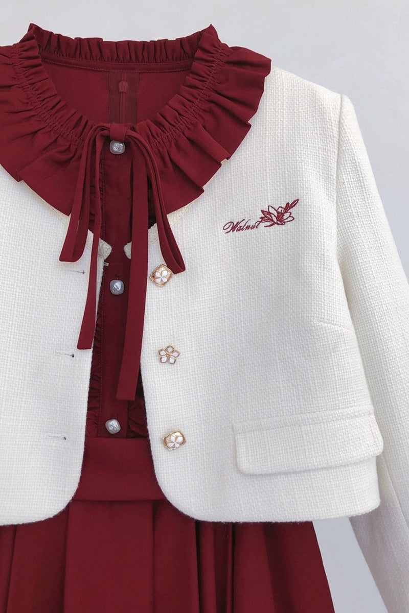 [pre-order] Black Swan Retro Two-tone Dress