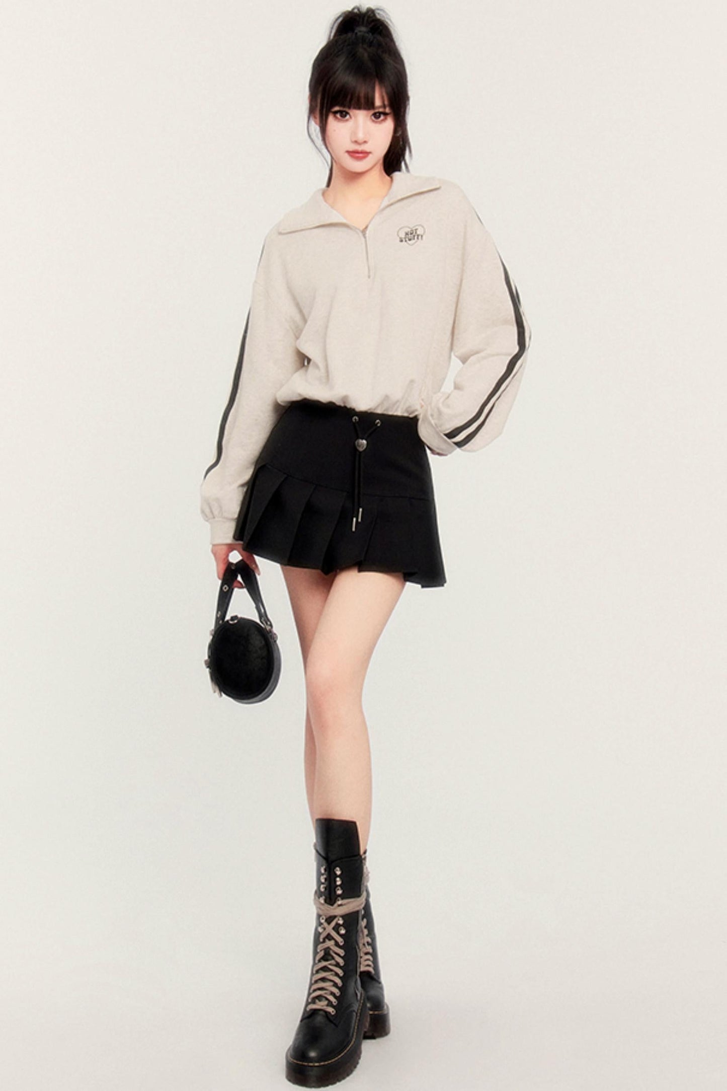 Two-piece Pleated Dress