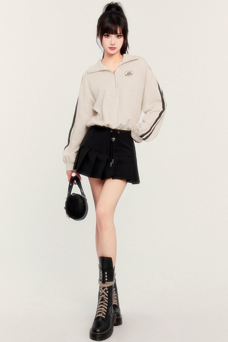 Two-piece Pleated Dress