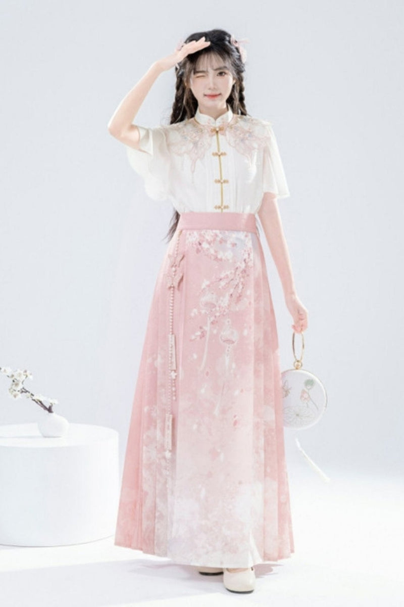 Cherry Blossom Hanfu Set