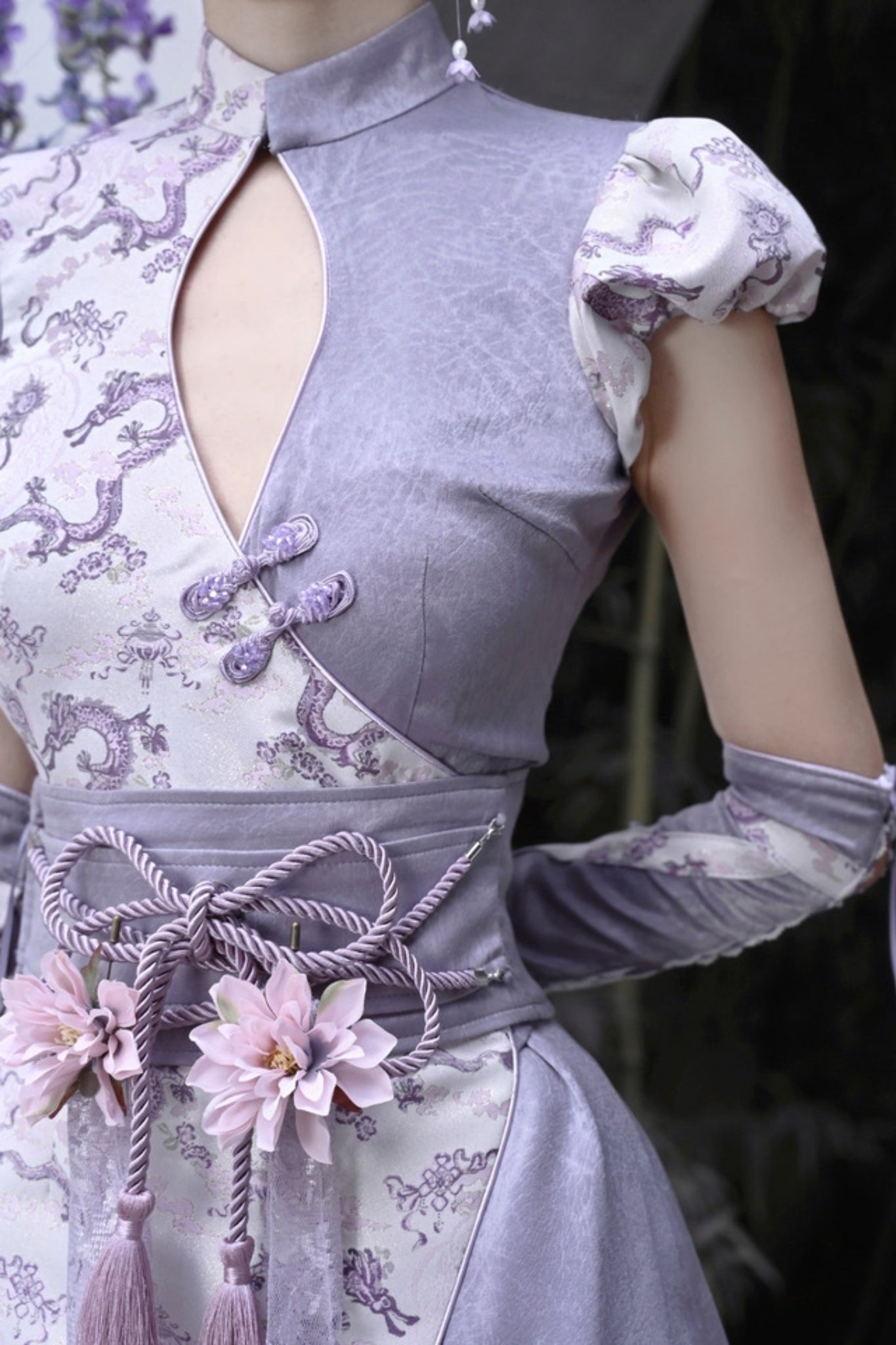[pre-order] Dragon Pattern Jacquard Chinese-style Culottes