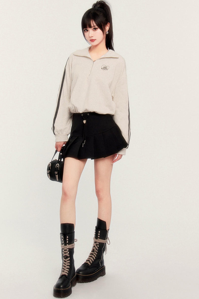 Two-piece Pleated Dress