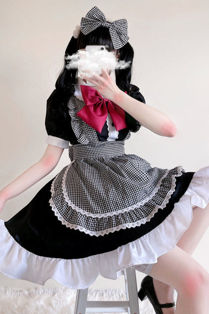 2d Loli Maid Tutu Dress Set