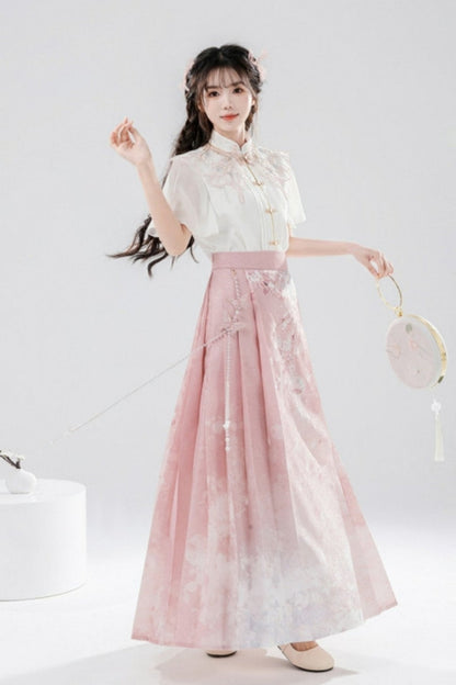 Cherry Blossom Hanfu Set