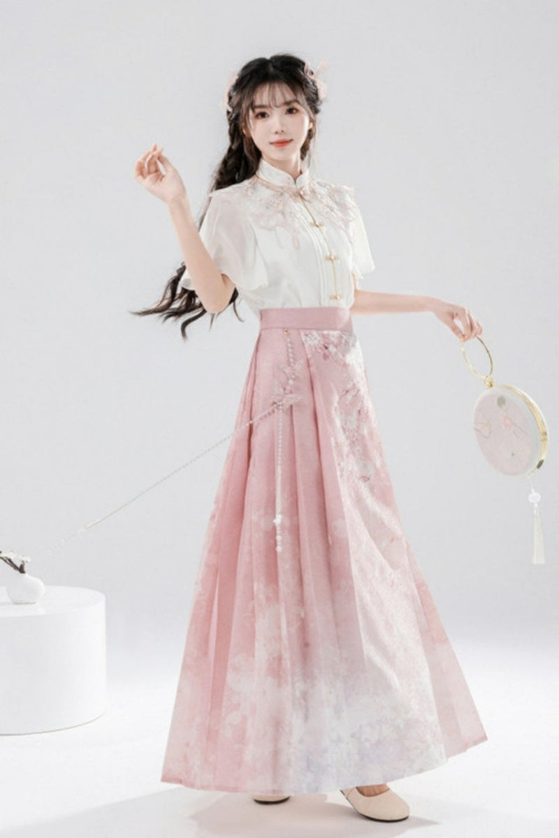 Cherry Blossom Hanfu Set