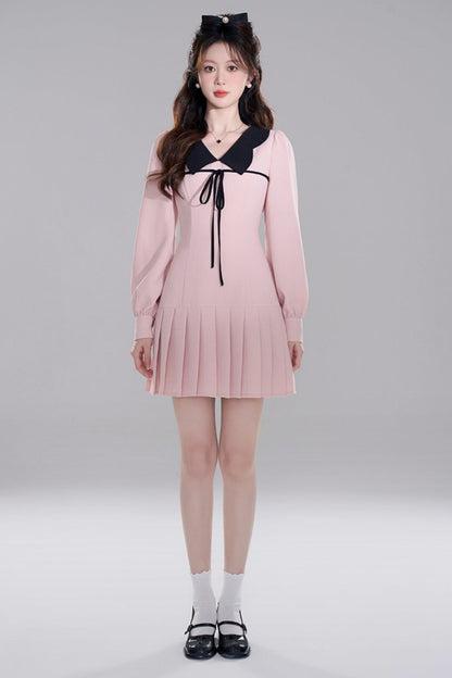 Pink Doll Color Priet West Dress