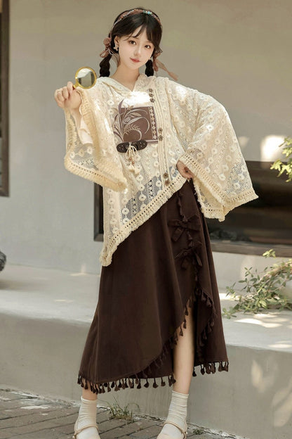 Hanfu Chinese-style Top + Skirt