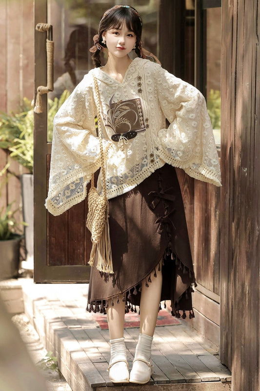 Hanfu Chinese-style Top + Skirt