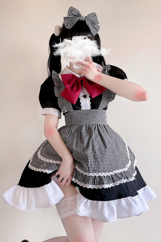 2d Loli Maid Tutu Dress Set