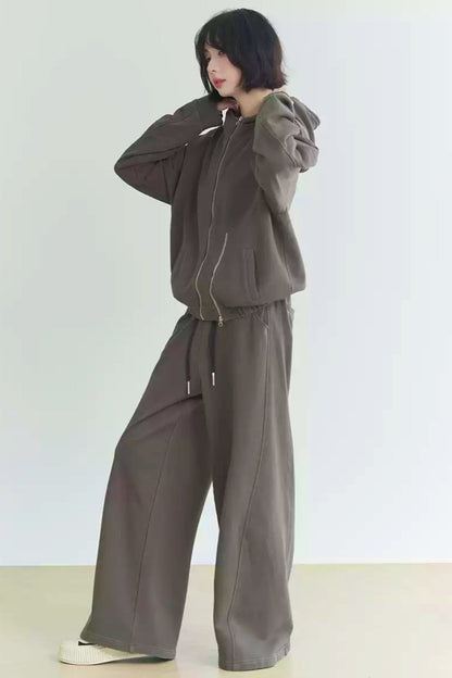 Sports Hoodie and Trousers Set