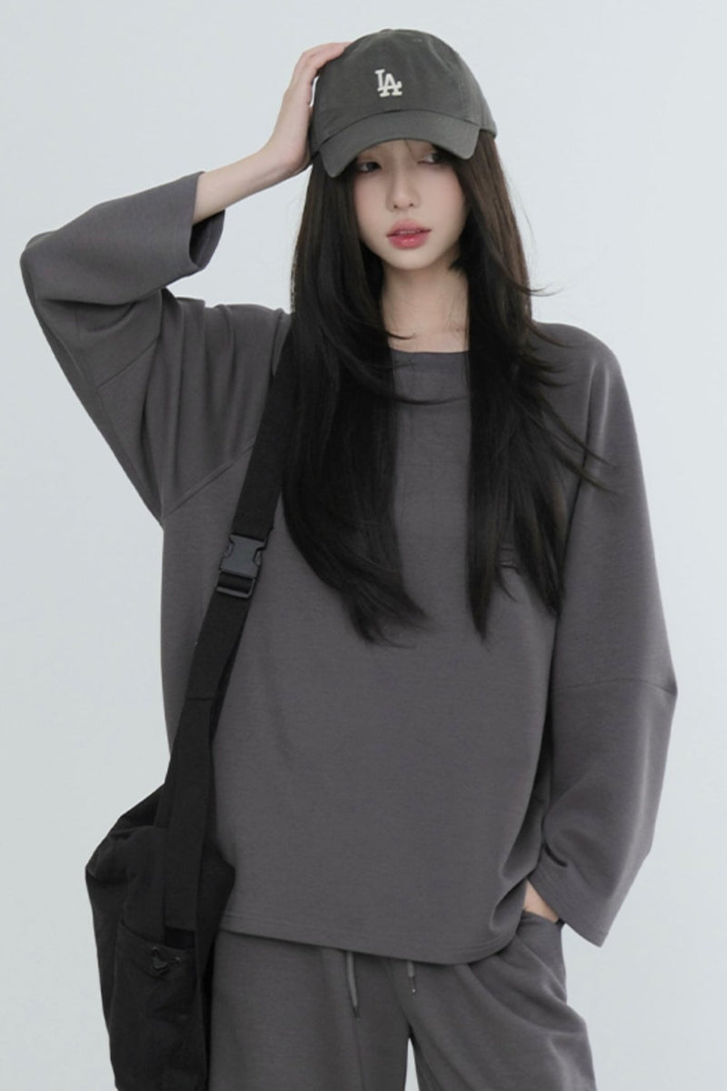 Raglan Crew Neck Sweat Set