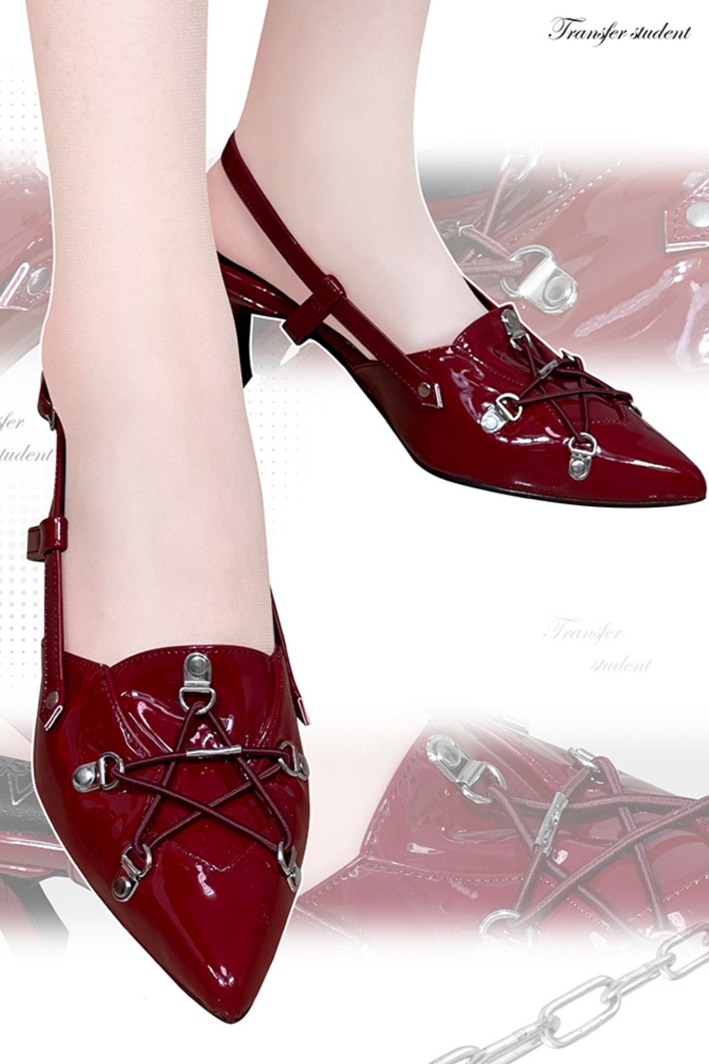 Stiletto Kitten Heel Sandals