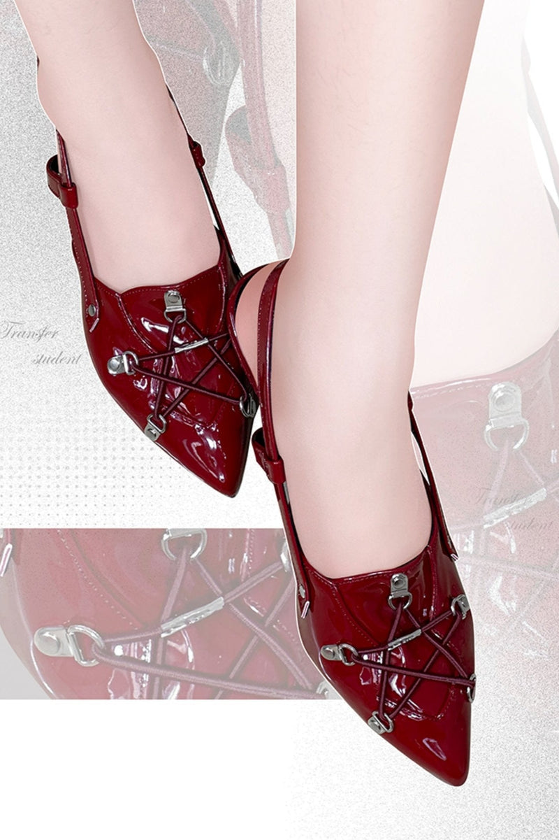 Stiletto Kitten Heel Sandals