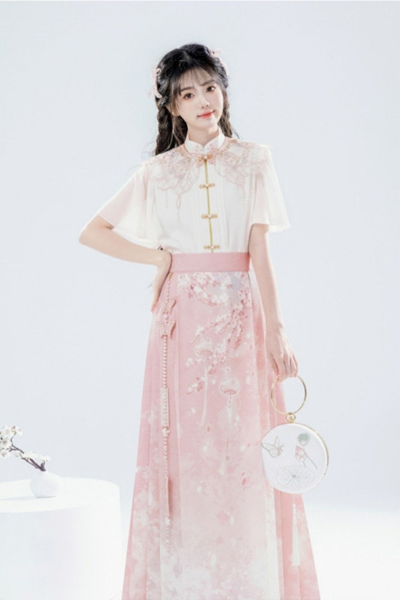 Cherry Blossom Hanfu Set