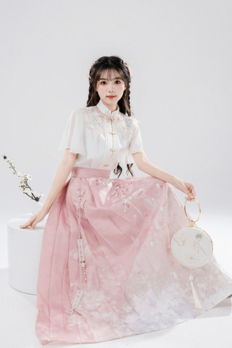 Cherry Blossom Hanfu Set