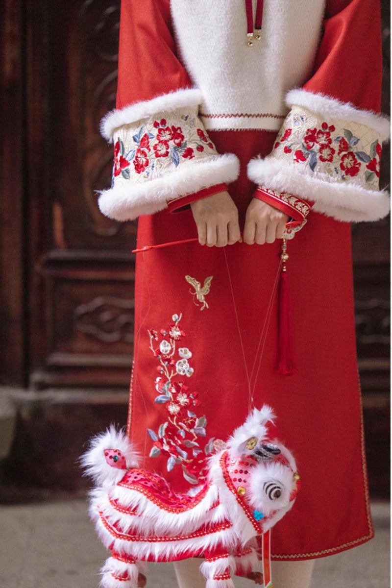 Black Tea Snow Chinese-style Dress Set