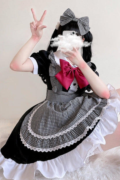 2d Loli Maid Tutu Dress Set