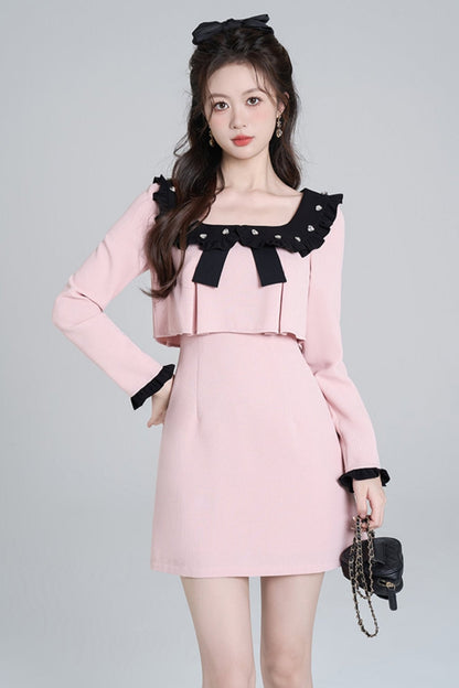 Square Neck Sweet Dress
