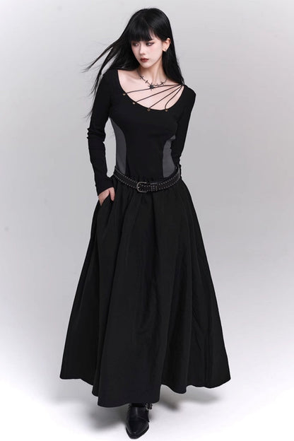 Cold Niche Early Autumn Dress