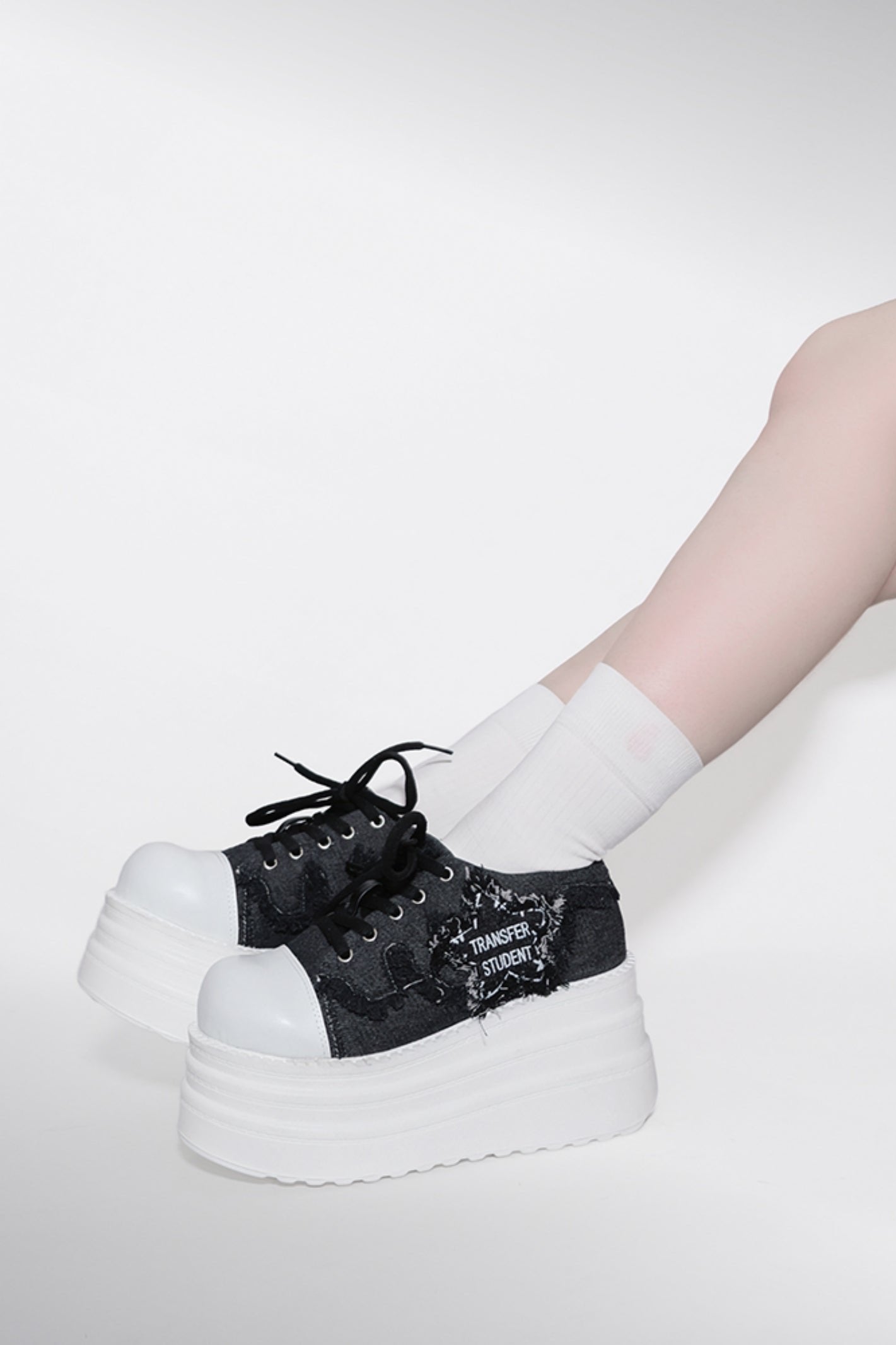 Rockstar Denim Platform Shoes