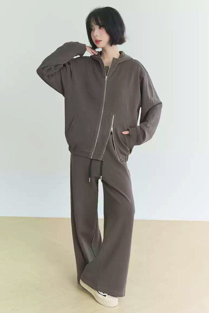 Sports Hoodie and Trousers Set
