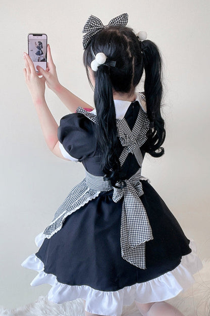 2d Loli Maid Tutu Dress Set