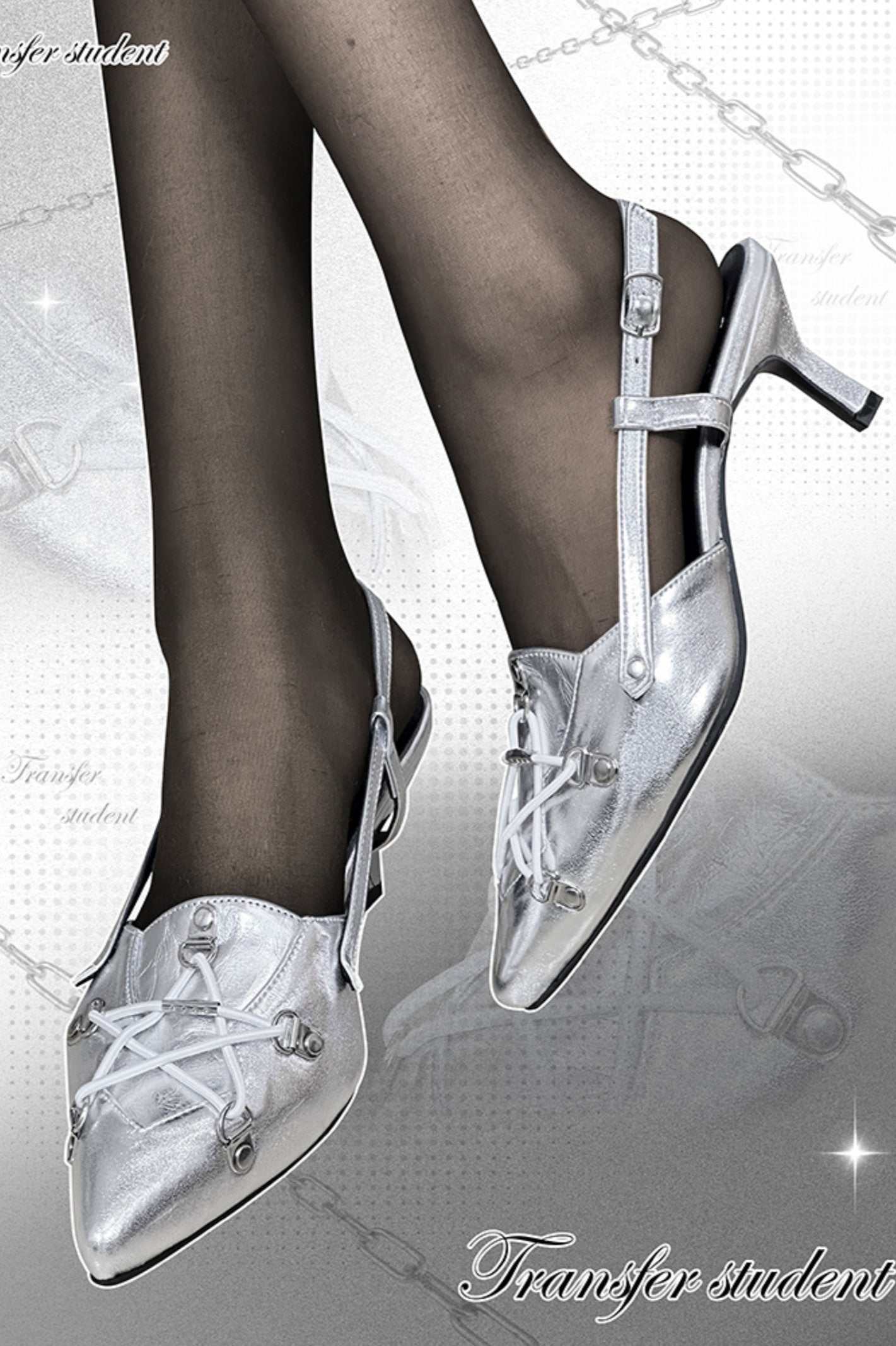 Stiletto Kitten Heel Sandals