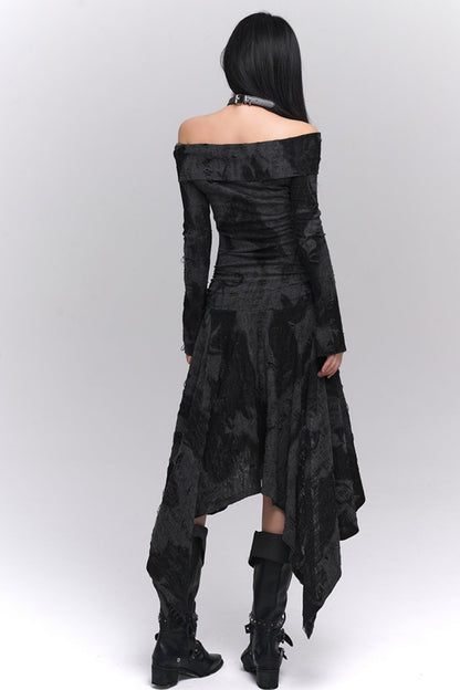 Cold Niche One-shoulder Dress
