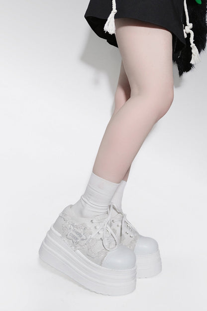 Rockstar Denim Platform Shoes