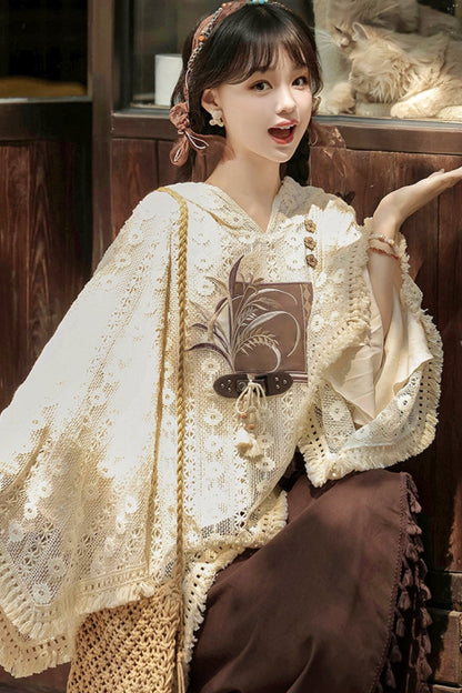 Hanfu Chinese-style Top + Skirt