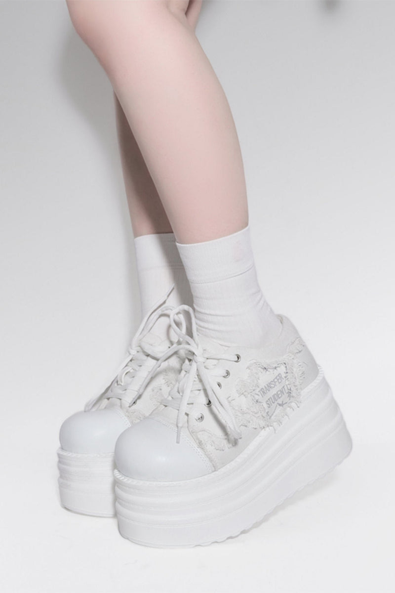 Rockstar Denim Platform Shoes
