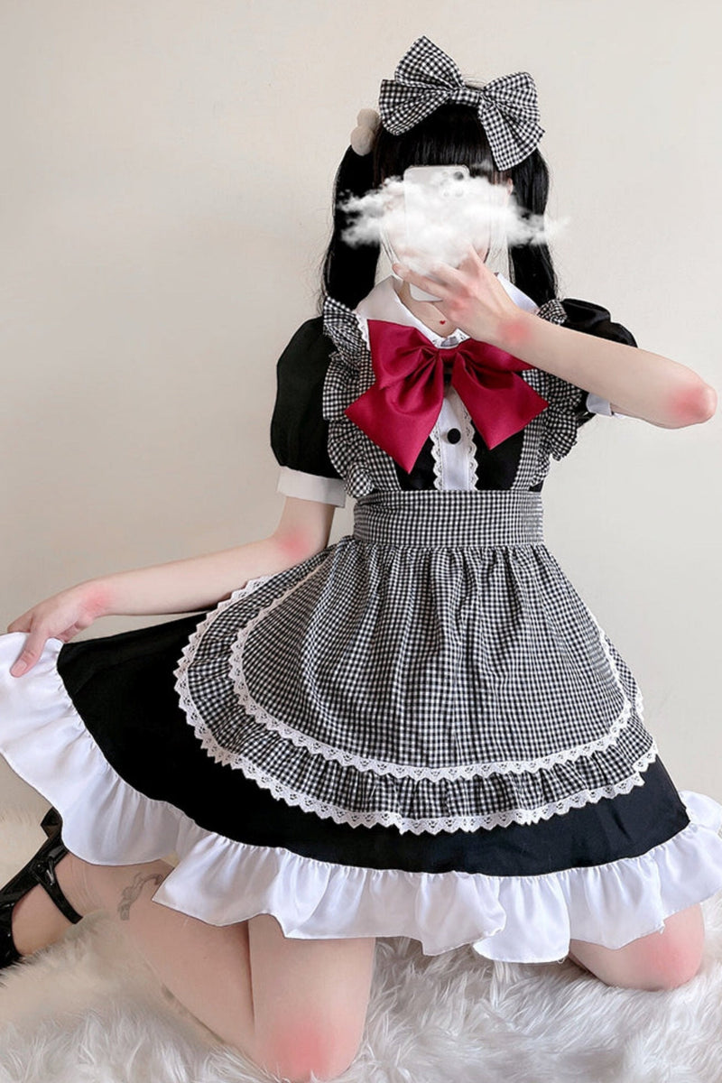 2d Loli Maid Tutu Dress Set