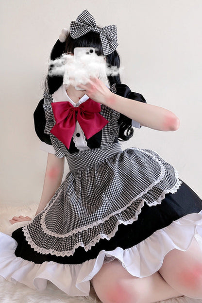 2d Loli Maid Tutu Dress Set