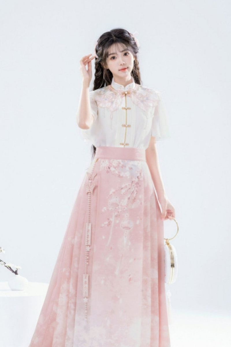 Cherry Blossom Hanfu Set