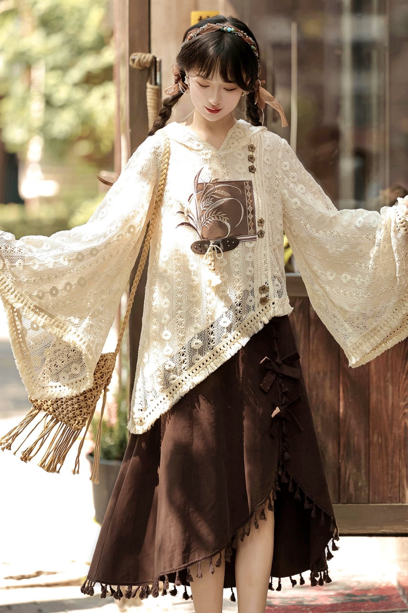 Hanfu Chinese-style Top + Skirt